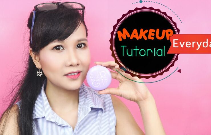 Makeup Tutorial - Eglips Blur Power Pact Lavender Edition 53