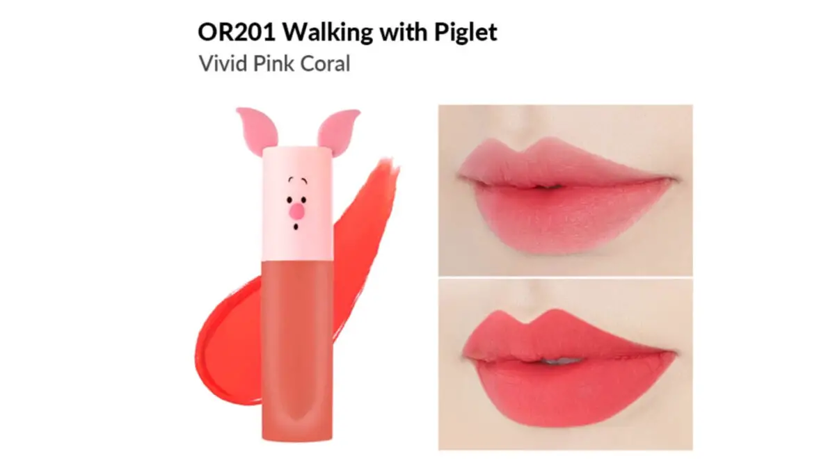 ETUDE HOUSE HAPPY WITH PIGLET COLOR IN LIQUID LIPS AIR MOUSSE 5