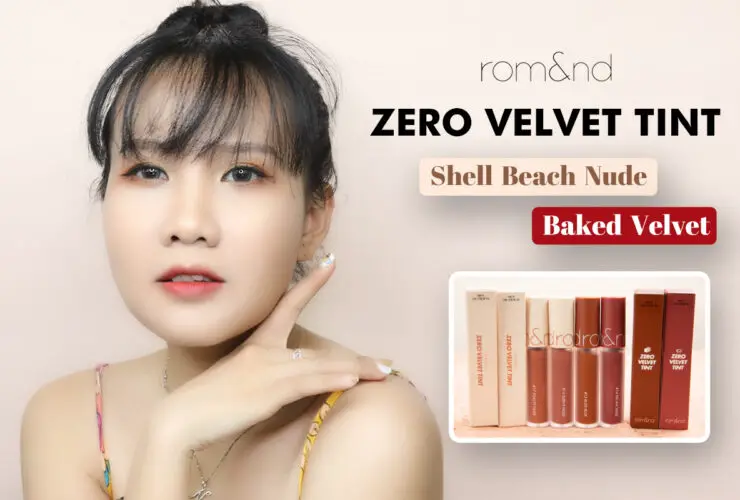 Review Romand Zero Velvet Tint - Shell Beach & Baked Velvet Collection 42