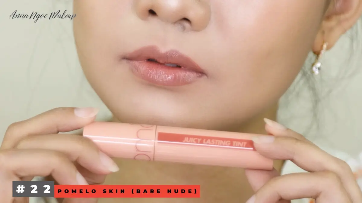 [SWATCH & REVIEW] ROMAND JUICY LASTING TINT S/S 2021 - BARE NUDE JUICY 8