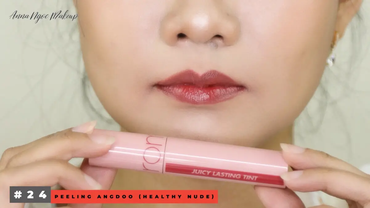 [SWATCH & REVIEW] ROMAND JUICY LASTING TINT S/S 2021 - BARE NUDE JUICY 14