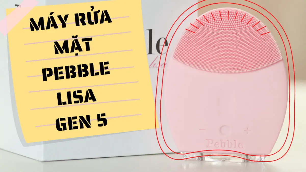 Máy Rửa Mặt Pepble Lisa Gen 5 - Paper Pink 15