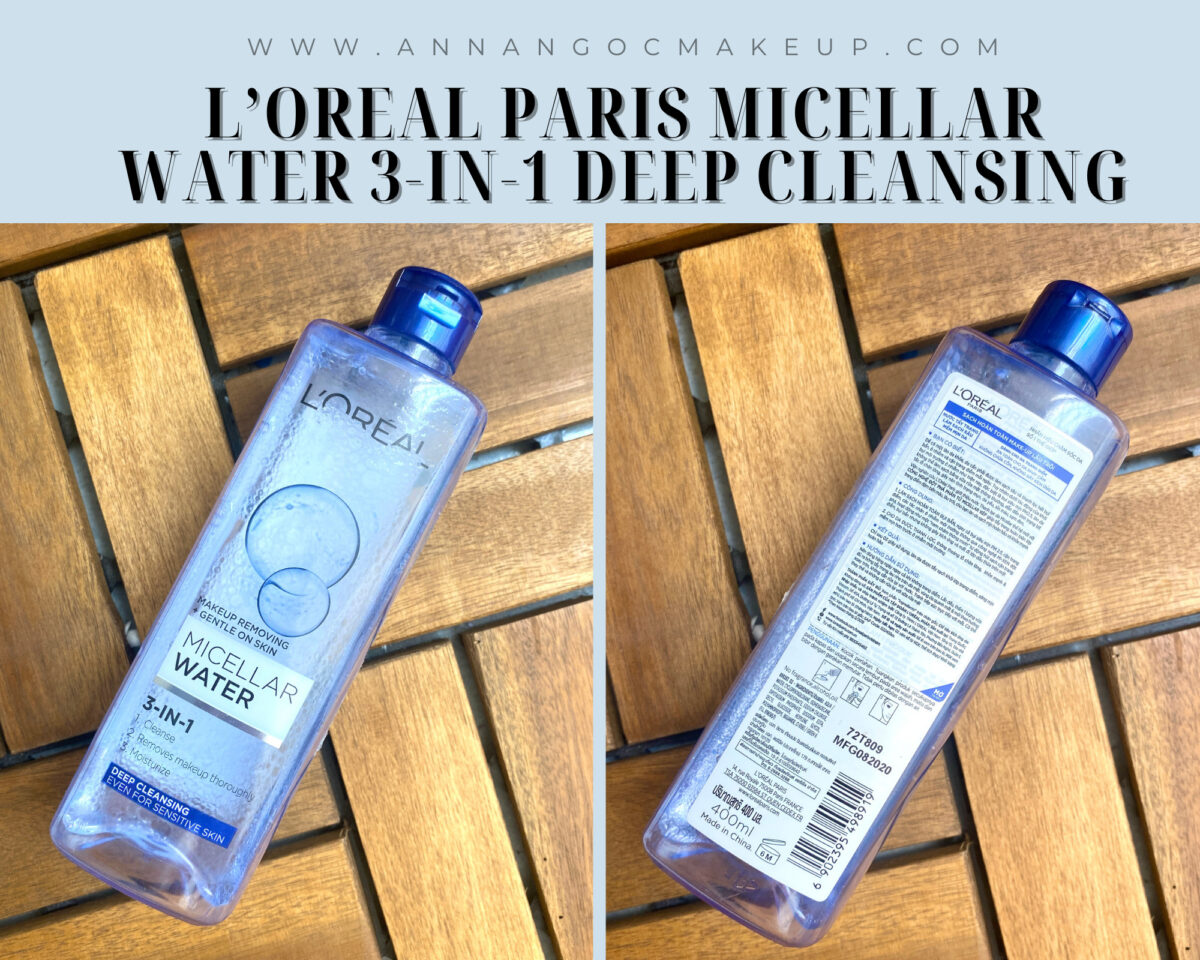 NƯỚC TẨY TRANG L’ORÉAL MICELLAR WATER 3-IN-1 DEEP CLEANSING 5