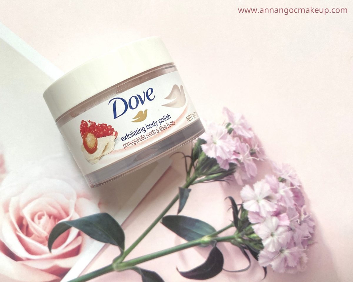 Tẩy Tế Bào Chết Dove Exfoliating Body Polish Pomegranate Seeds & Shea Butter 4