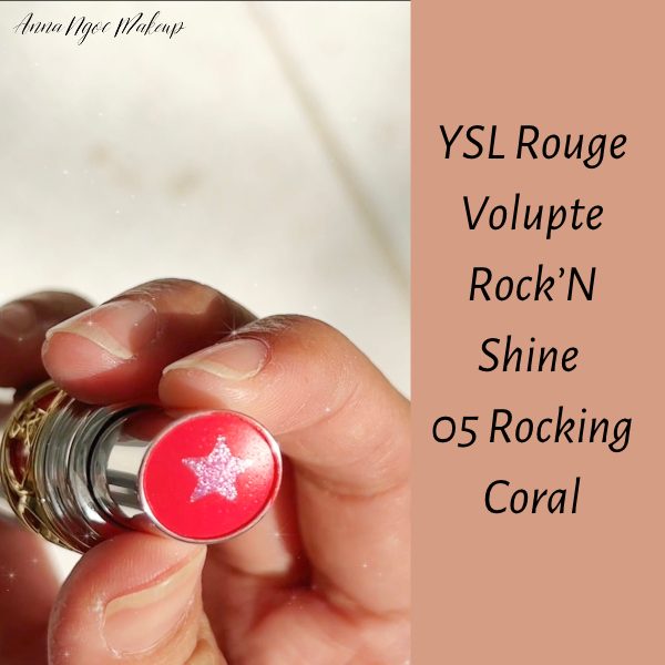 YSL Rouge Volupte Rock’N Shine - 05 Rocking Coral 7