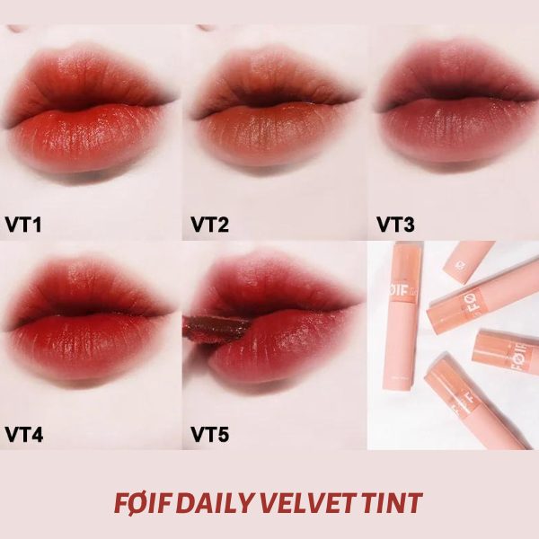 [Review] FØIF Daily Velvet Tint - Son Kem Lì Thuần Chay Nhà Merzy 12