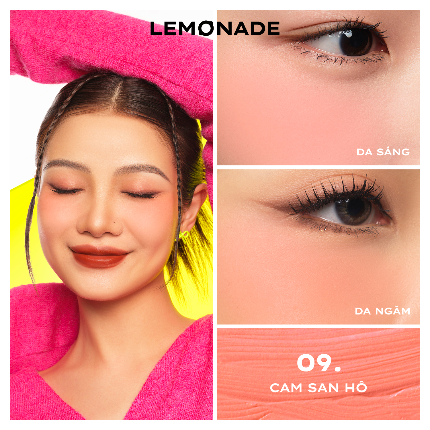 [Review] Má Hồng Kem Thuần Chay Lemonade Perfect Couple Blush 7