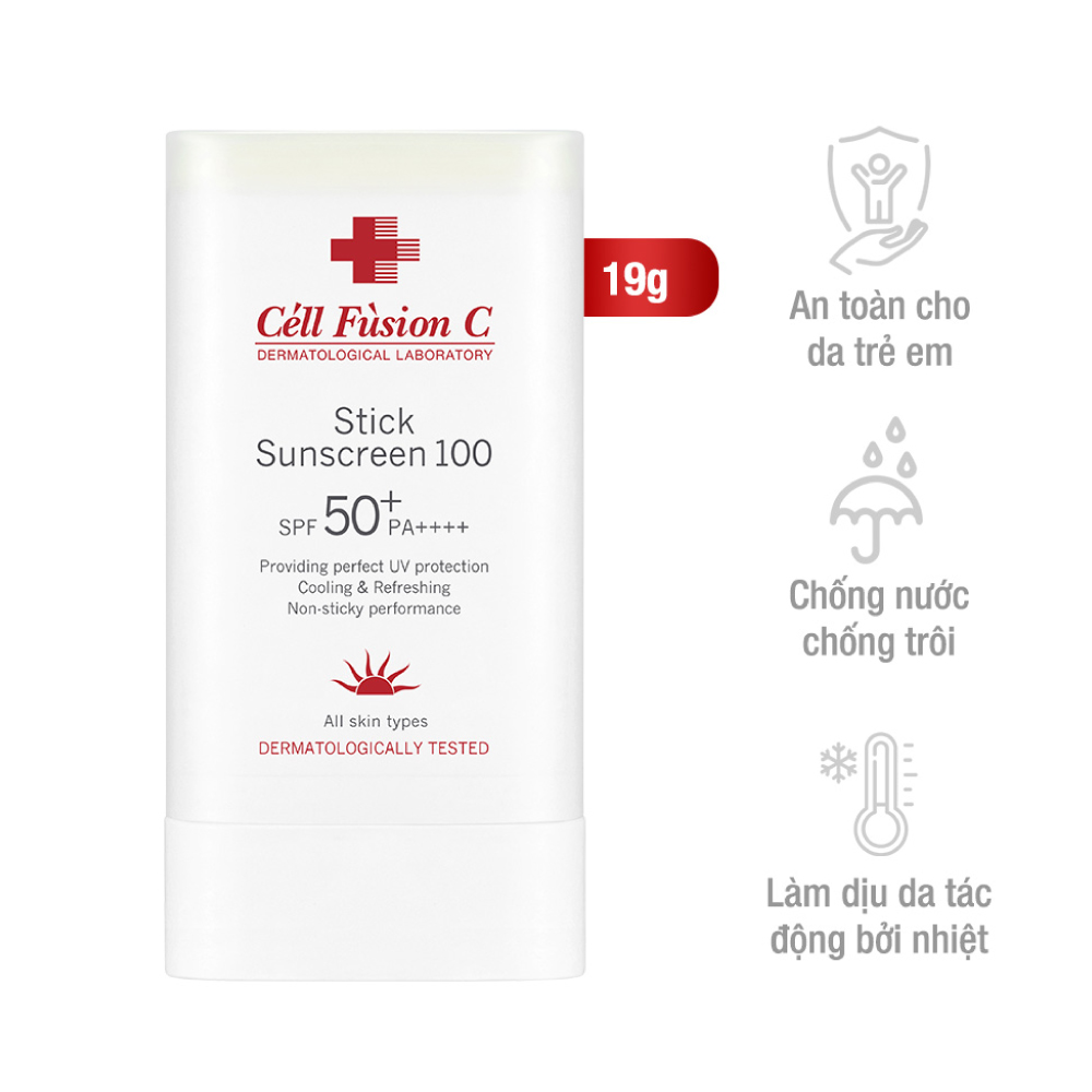 Review Chống Nắng Dạng Thỏi Cell Fusion C Stick Sunscreen 100 SPF 50+/PA++++ 10