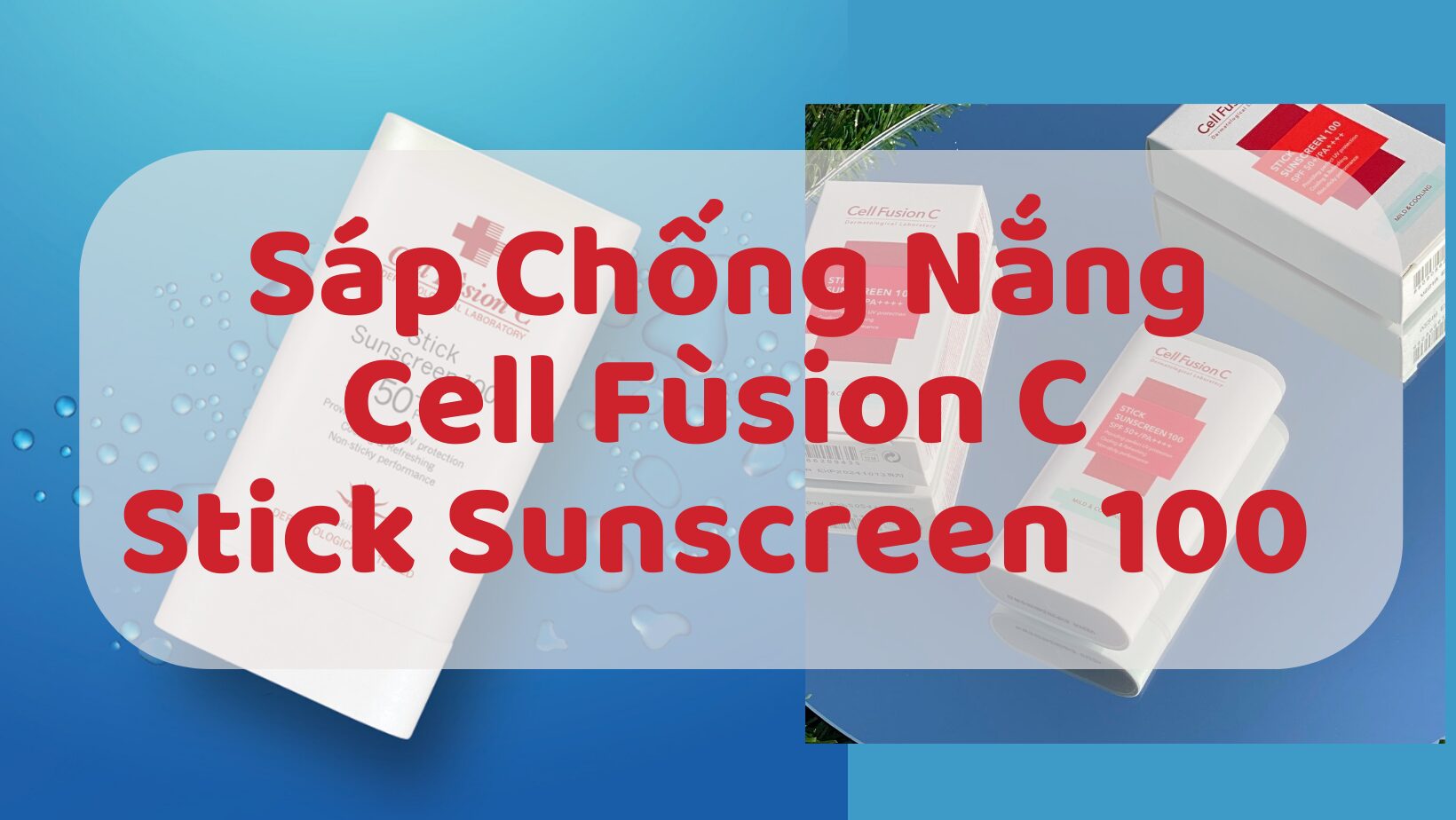 Review Chống Nắng Dạng Thỏi Cell Fusion C Stick Sunscreen 100 SPF 50+/PA++++ 26
