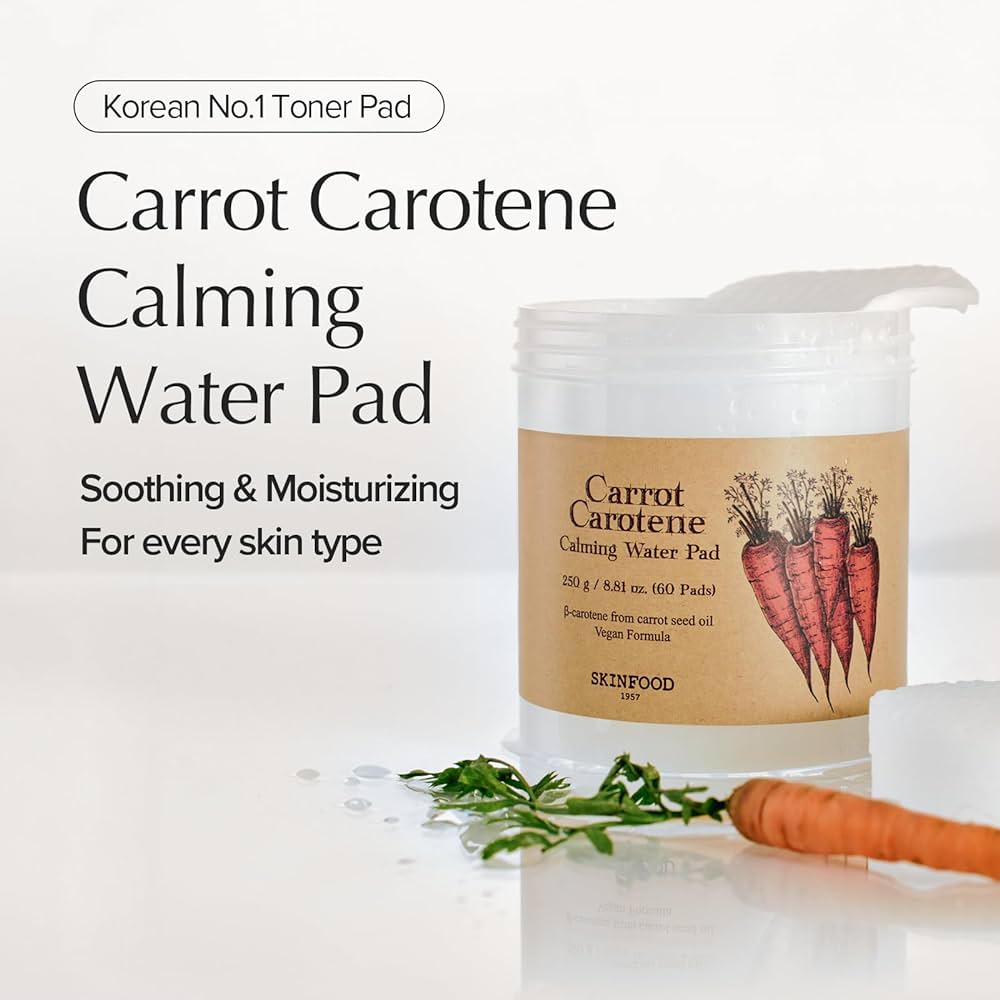 [Review] Toner Pad Cấp Ẩm Skinfood Carrot Carotene Calming Water Pad 8