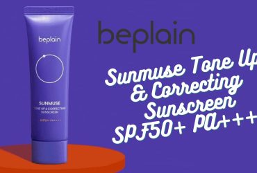 [Review]  Kem Chống Nắng Beplain Sunmuse Tone Up & Correcting Sunscreen SPF50 27