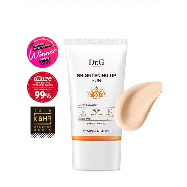 [Review] Kem Chống Nắng Dưỡng Sáng Nâng Tone Da Dr.G Brightening Up Sun+ SPF50+ PA+++ 50ML 8