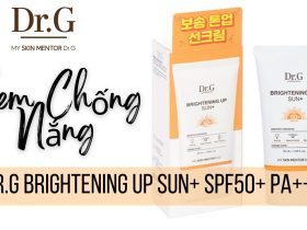 [Review] Kem Chống Nắng Dưỡng Sáng Nâng Tone Da Dr.G Brightening Up Sun+ SPF50+ PA+++ 50ML 95