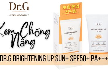 [Review] Kem Chống Nắng Dưỡng Sáng Nâng Tone Da Dr.G Brightening Up Sun+ SPF50+ PA+++ 50ML 16