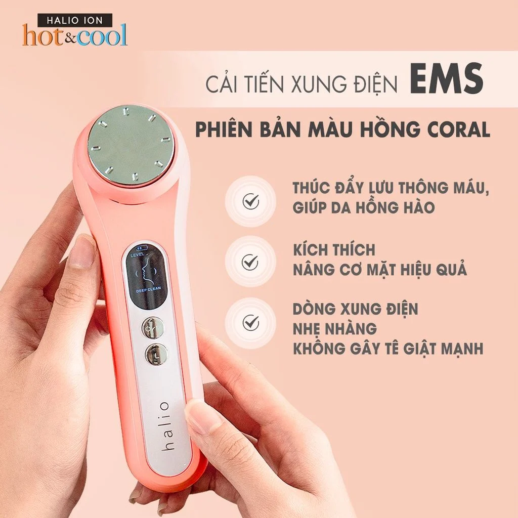 [Review] Máy Đẩy Tinh Chất Halio Ion Hot & Cool Beauty Device 8