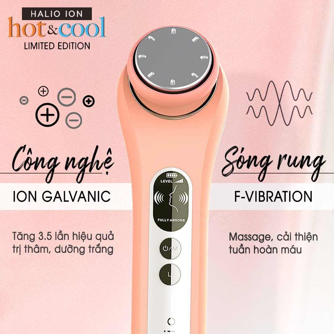 [Review] Máy Đẩy Tinh Chất Halio Ion Hot & Cool Beauty Device 6