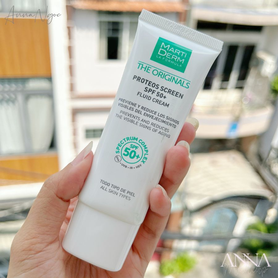 [Review] Kem chống nắng MartiDerm The Originals Proteos Screen SPF50+ 4