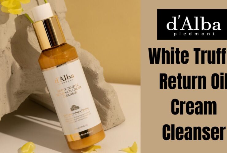 [Review] Dầu rửa mặt thuần chay d’Alba White Truffle Return Oil Cream Cleanser 9