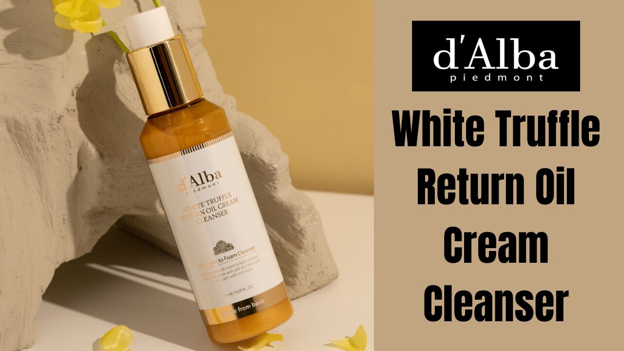 [Review] Dầu rửa mặt thuần chay d’Alba White Truffle Return Oil Cream Cleanser 11