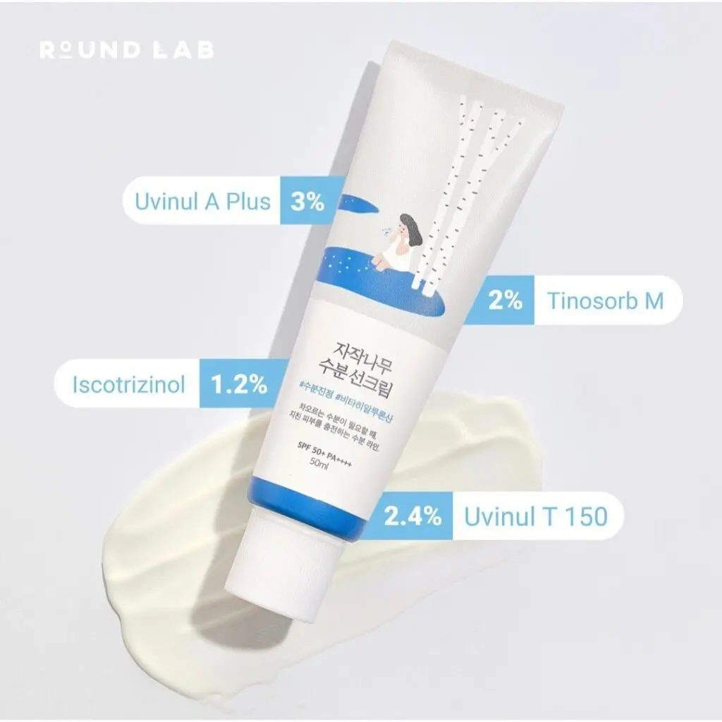 [Review] Kem Chống Nắng Round Lab Birch Juice Moisturizing Sunscreen SPF 50+ PA++++ 5