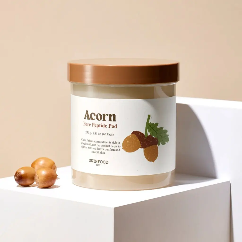 [Review] Toner pad SKINFOOD Acorn Pore Peptide Pad 3