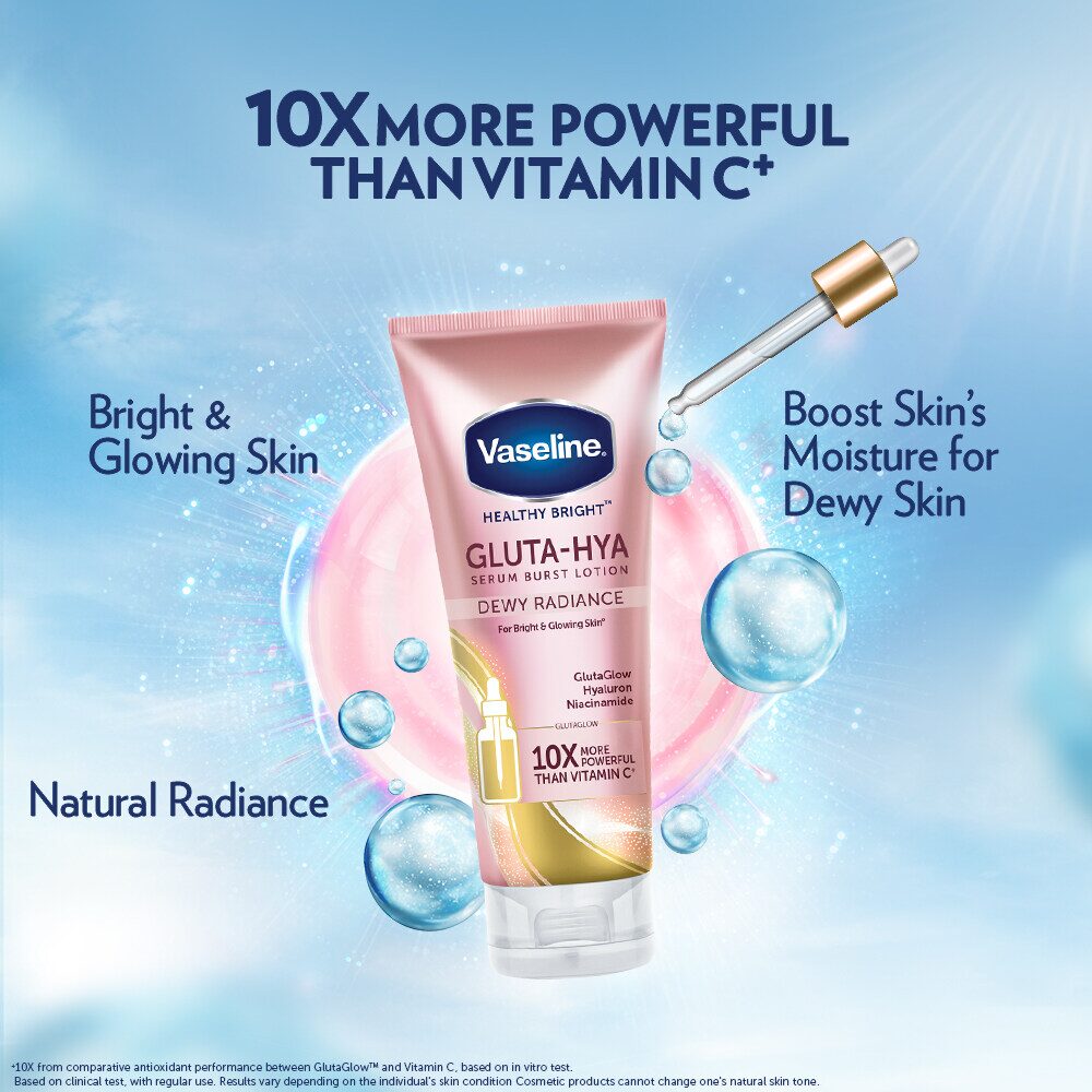 [Review] Sữa Dưỡng Thể Trắng Da Vaseline Gluta-Hya Serum Burst UV Lotion Dewy Radiance 6