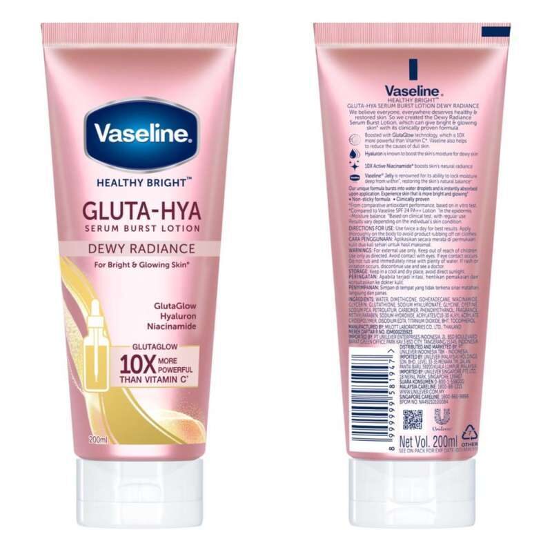 [Review] Sữa Dưỡng Thể Trắng Da Vaseline Gluta-Hya Serum Burst UV Lotion Dewy Radiance 3