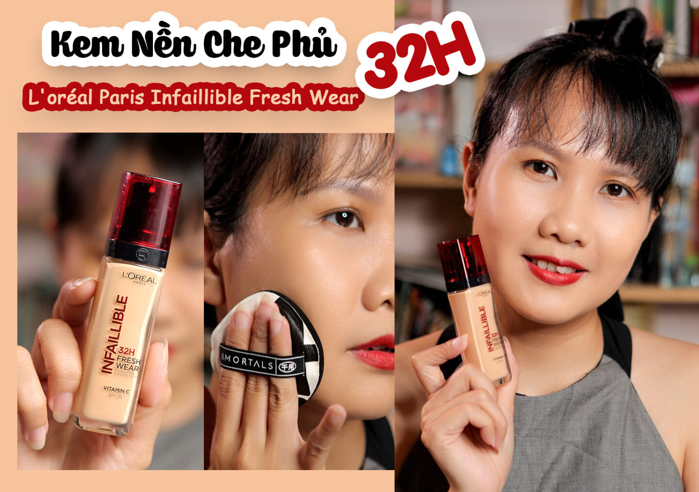 Kem Nền Che Phủ 32H L’Oreal Paris Tự Tin Suốt Ngày 1