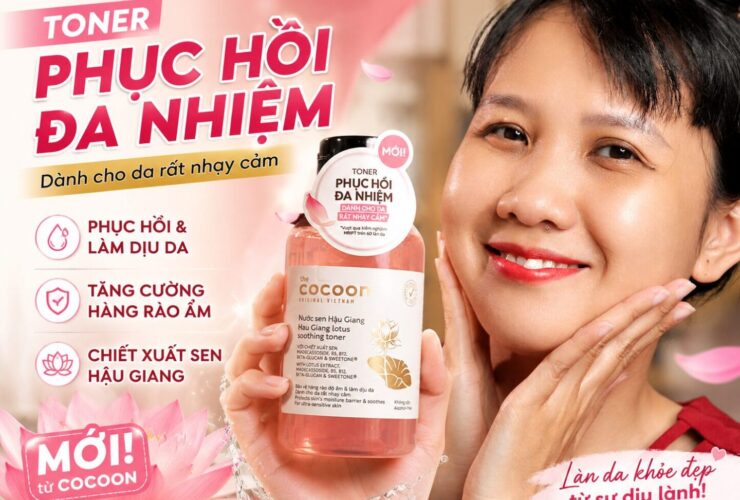 Toner Phục hồi đa nhiệm Cocoon Nước sen Hậu Giang 2 Toner Phục hồi đa nhiệm Cocoon Nước sen Hậu Giang 2